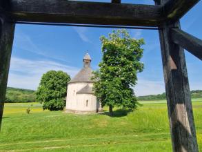 View from under the bell tower of the rotunda, 17. May 2022. Photo archive PMMS.